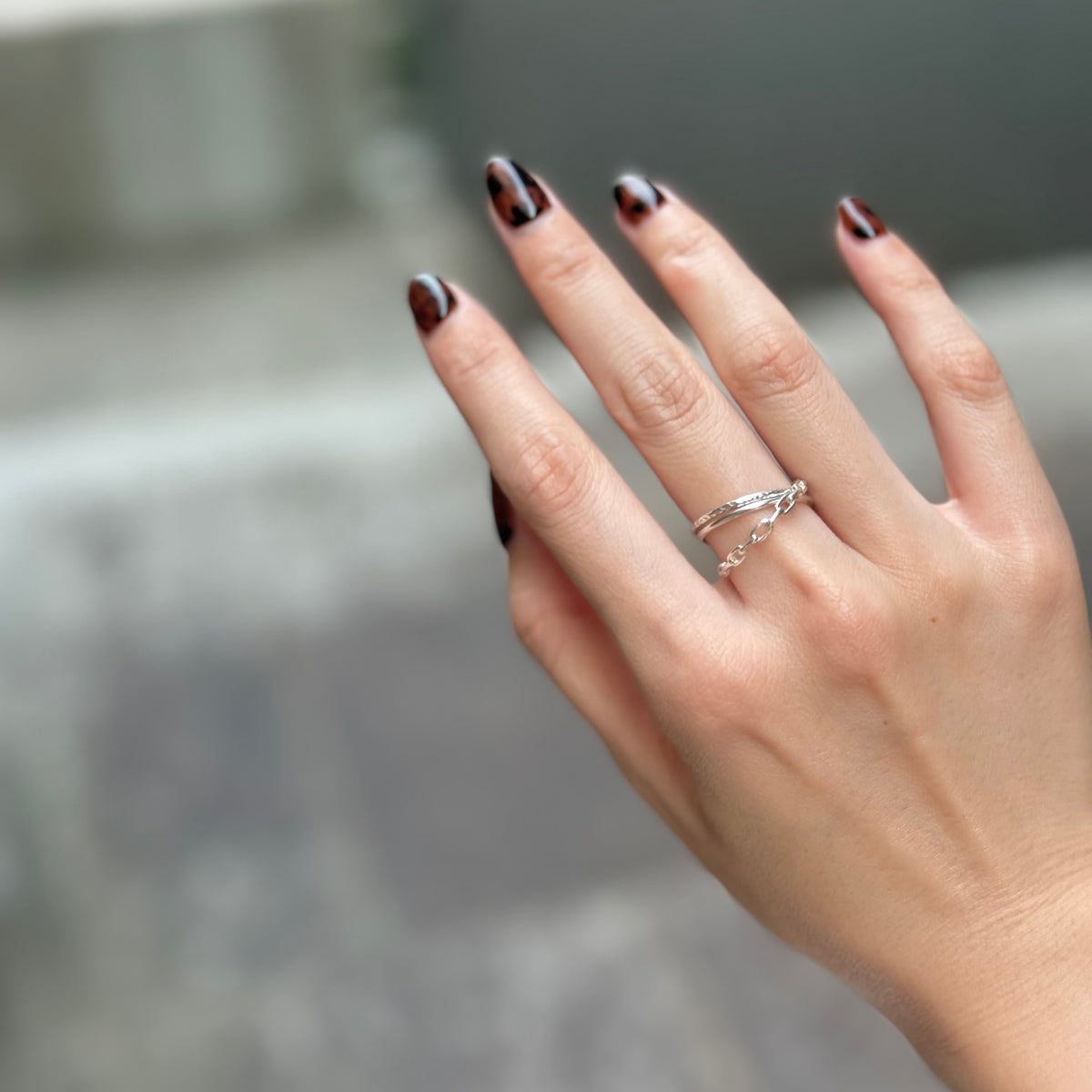 Silver925 stacking ring 2