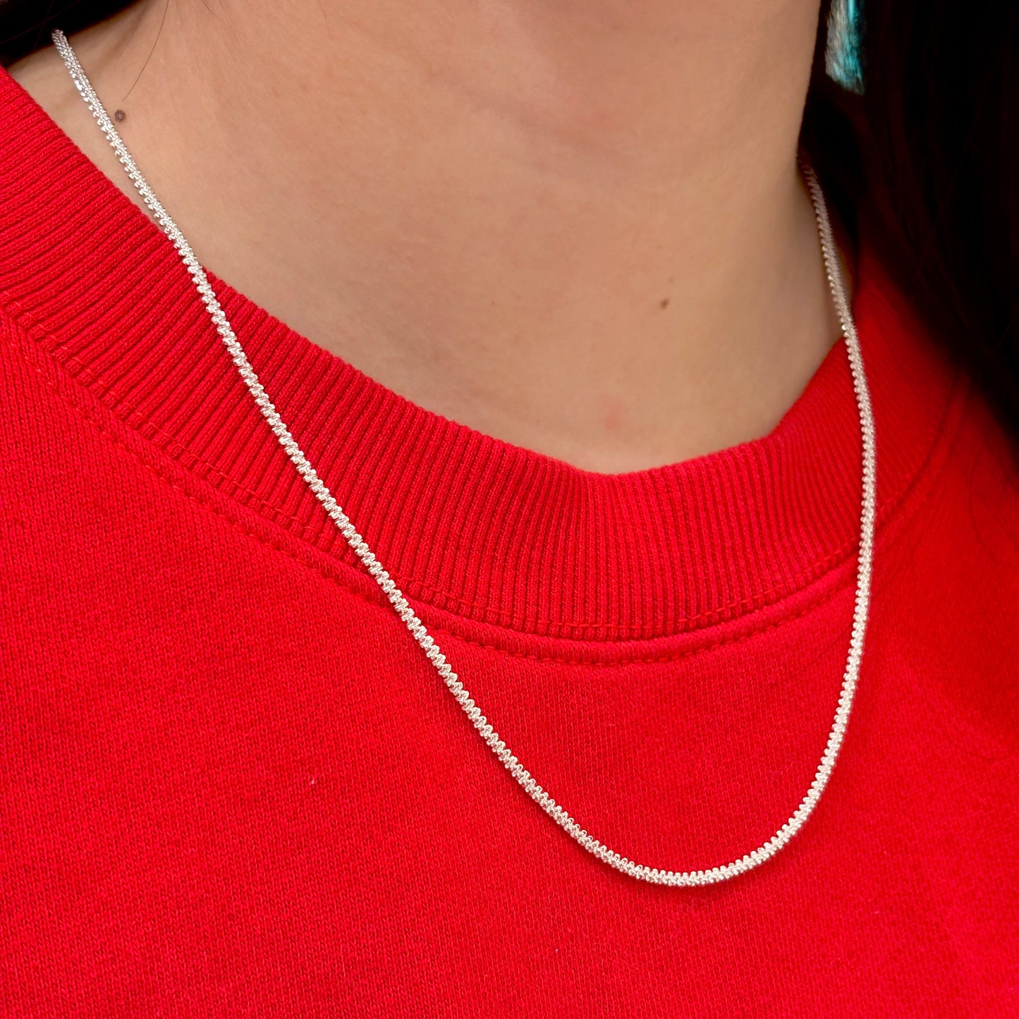 Silver925 chain necklace 43