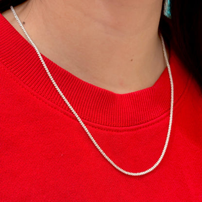 Silver925 chain necklace 43