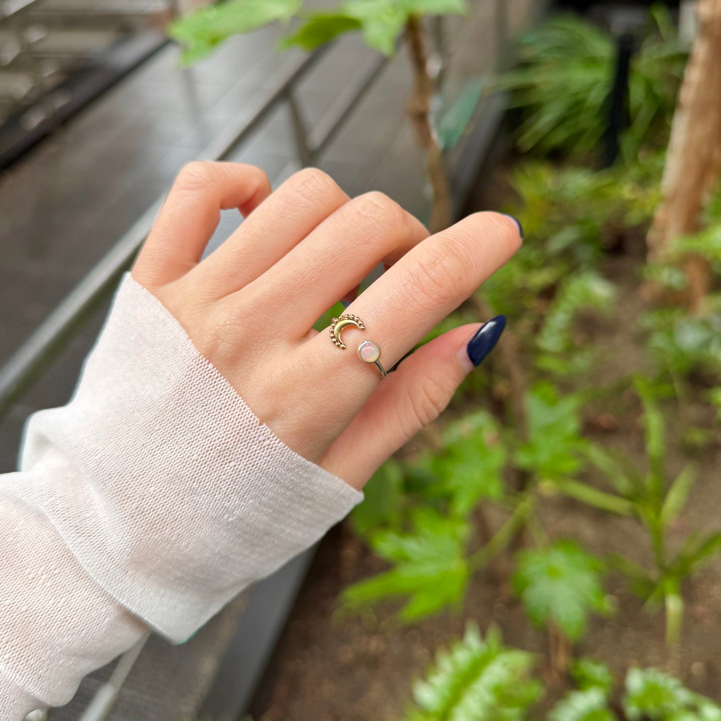 Moon design ring 7