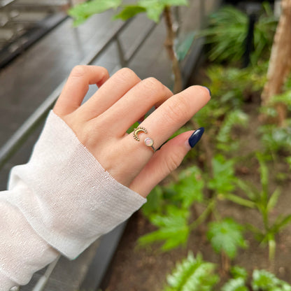 Moon design ring 7