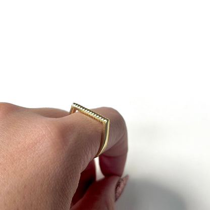 Brass plain ring 73