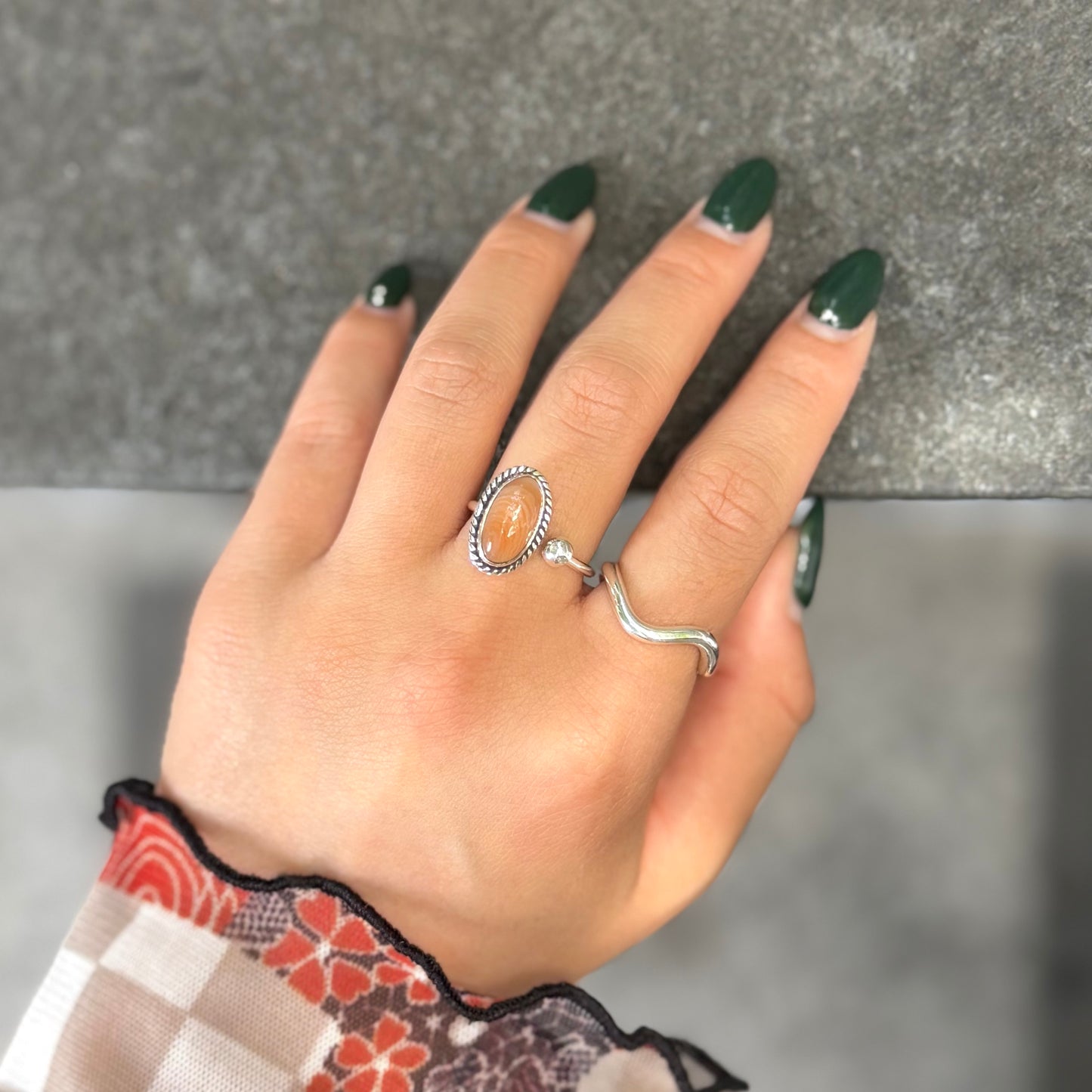 Silver925 design ring 100