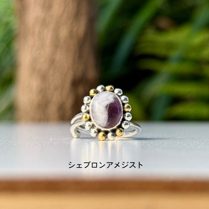 Silver925×Brass design ring 15