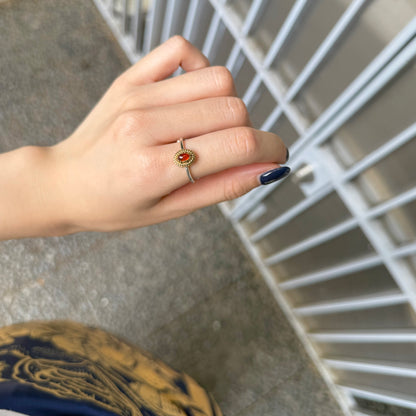 Silver925×Brass petit ring 3