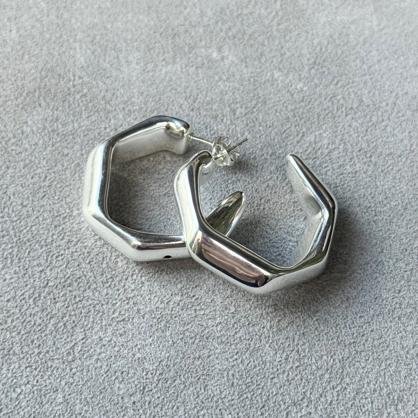 Silver925 hoop pierce 1