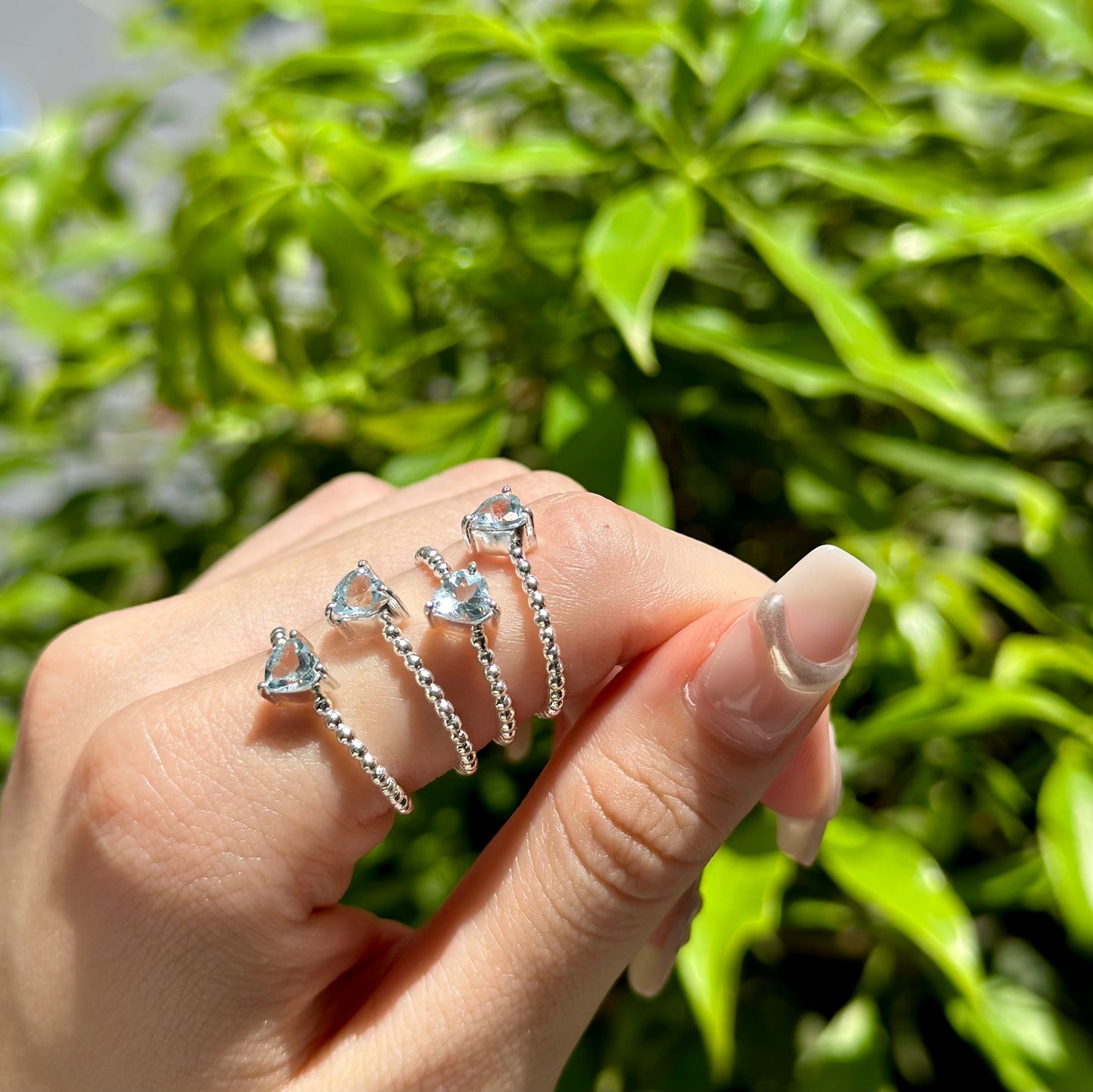 Silver925 Heart petit ring 2