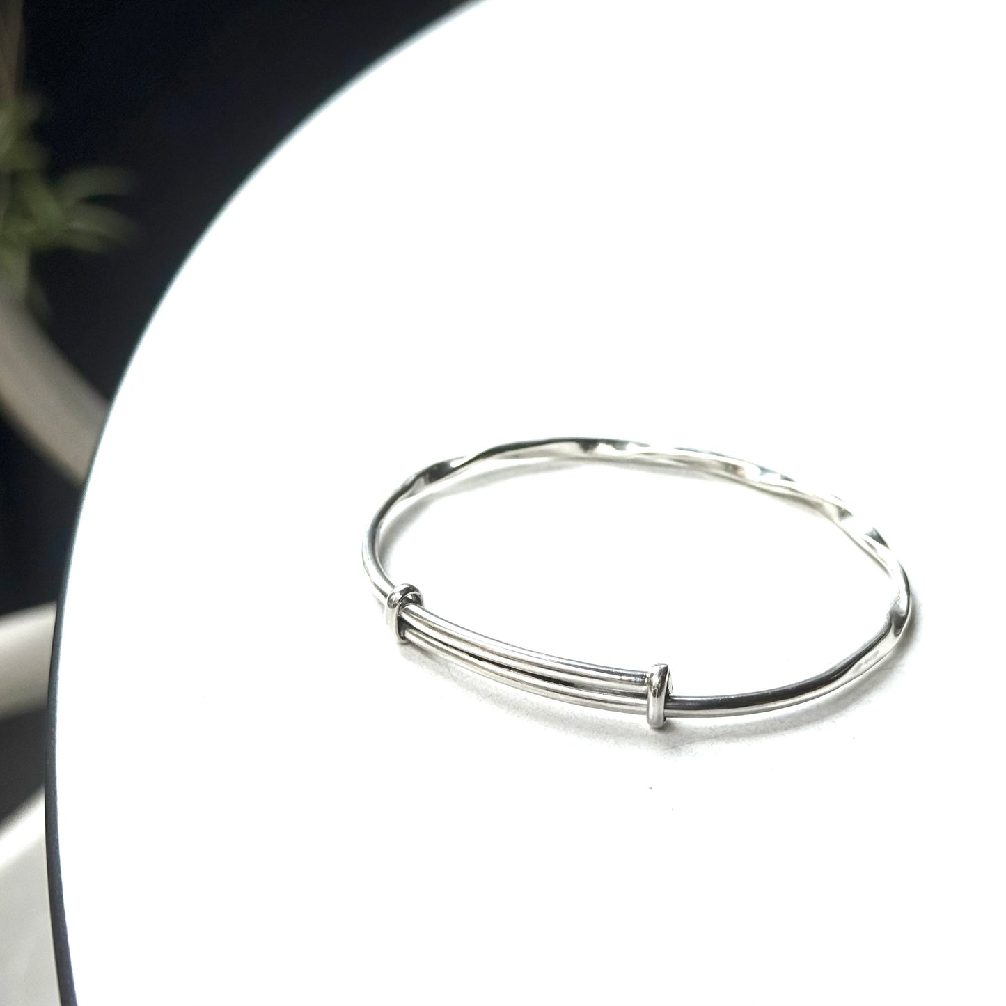 Silver925 plain bangle 3