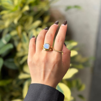 Brass square ring