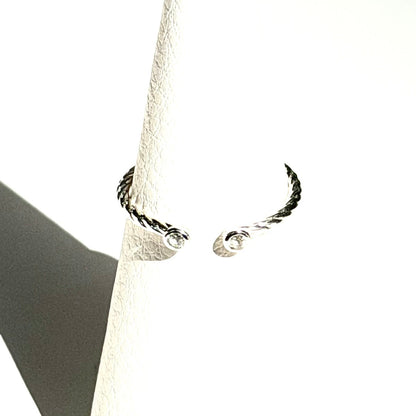 White topaz ring 10