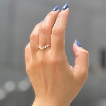 Silver925 plain ring 44