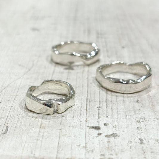 Silver925 plain ring 68