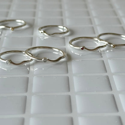 Silver925 wave ring 1