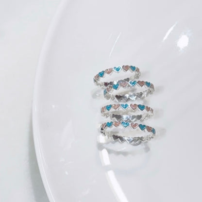 〈表参道限定〉Heart enamel ring