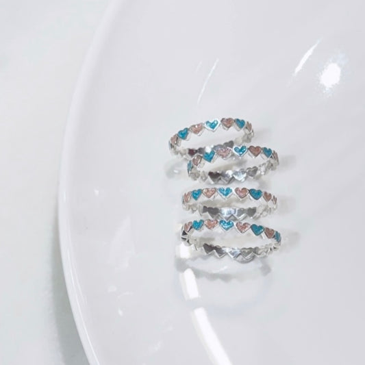 〈表参道限定〉Heart enamel ring