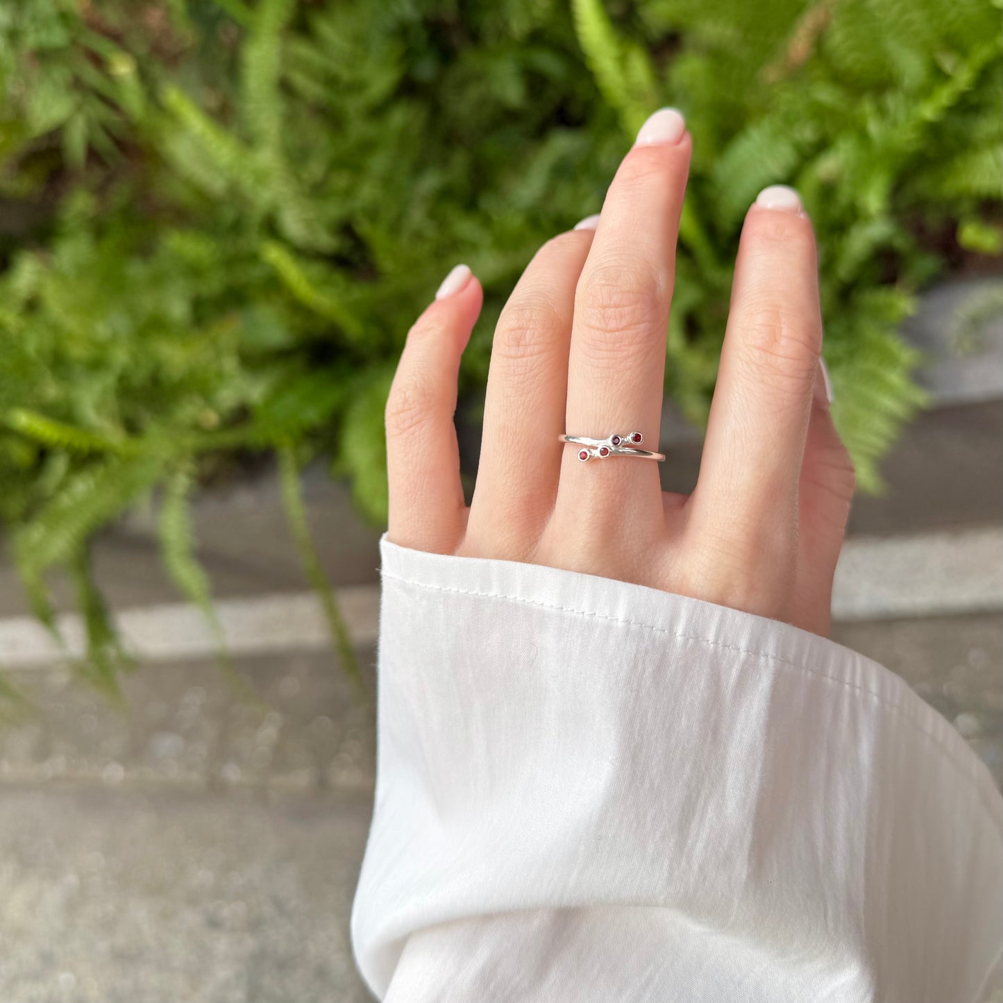 Silver925 design ring 90