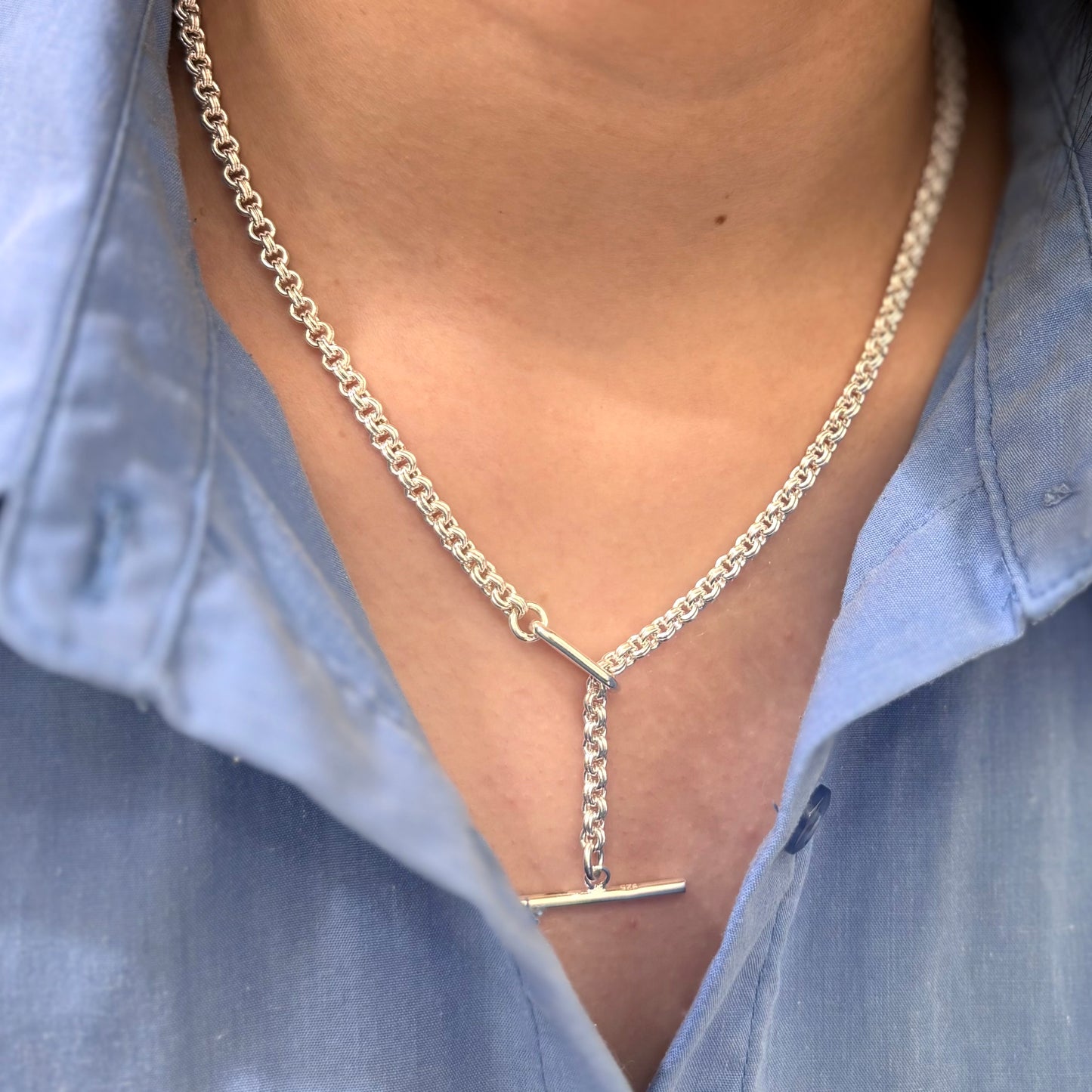 Silver925 chain necklace 36