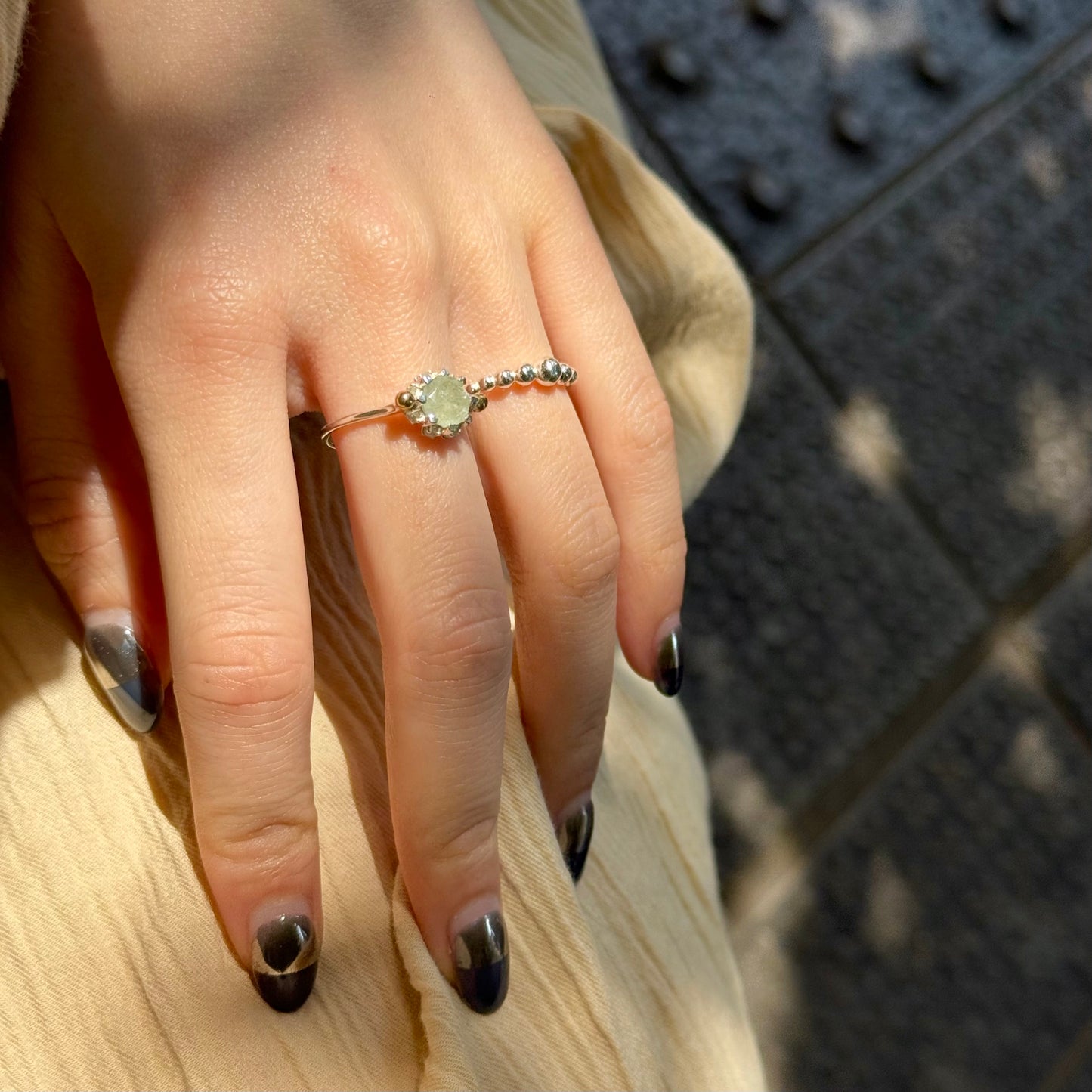 Silver925×Brass design ring 16