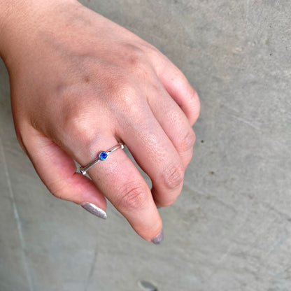 Silver925 4stone ring 3