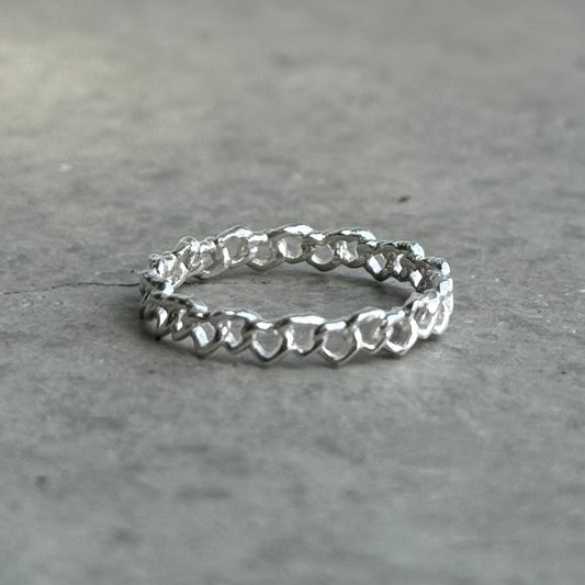 Silver925 plain ring 34