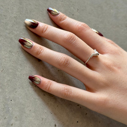 Heart plain ring 24