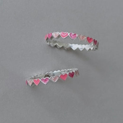 〈名古屋限定〉Heart enamel ring