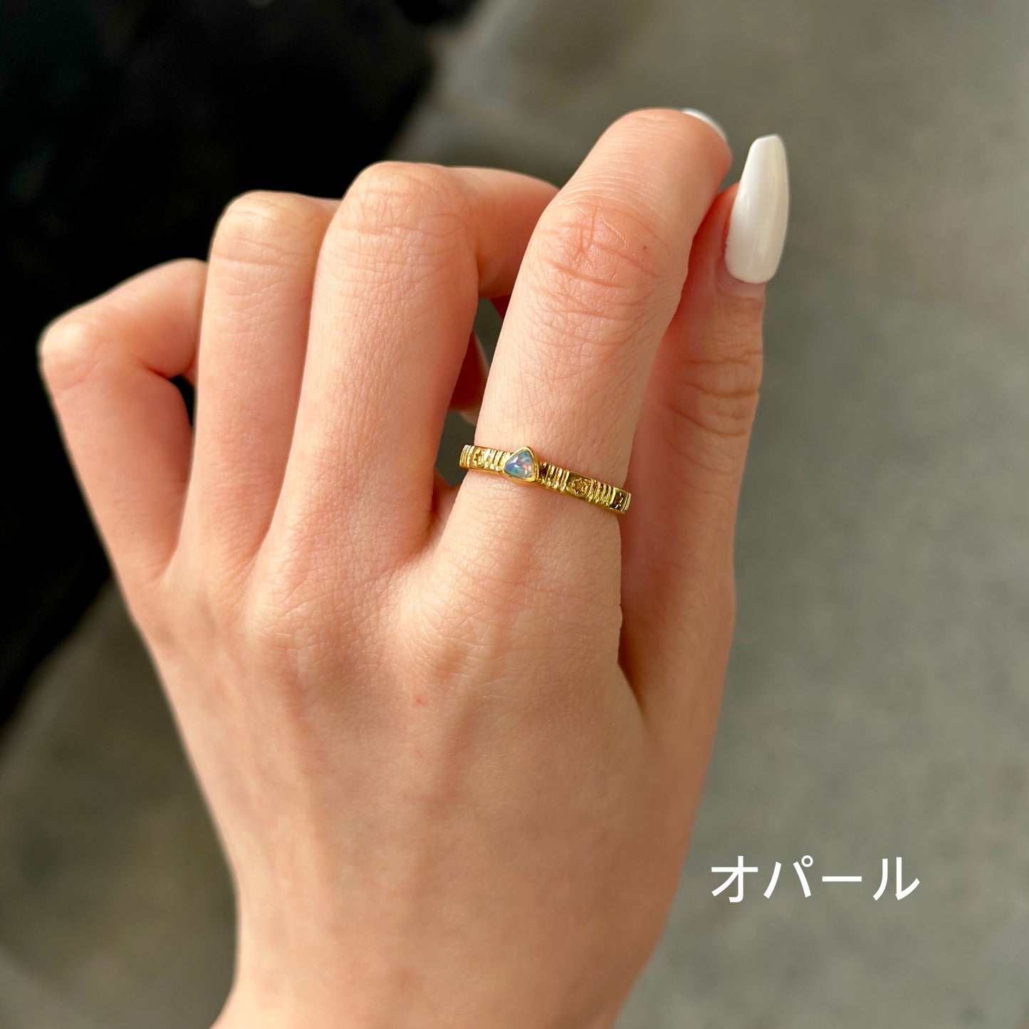 Brass star petit ring 3