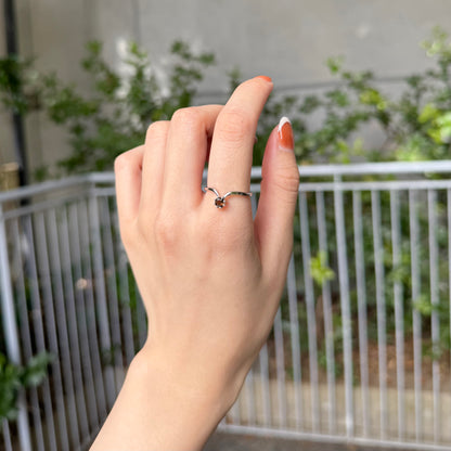 Silver925 Vdesign ring 1