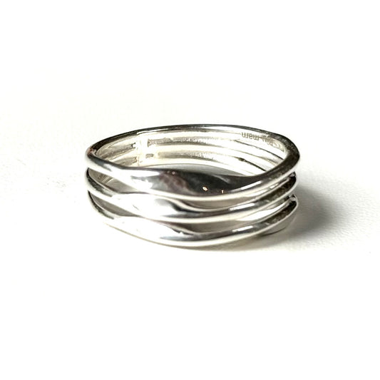 Silver925 plain ring 8