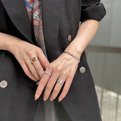 Bird plain ring