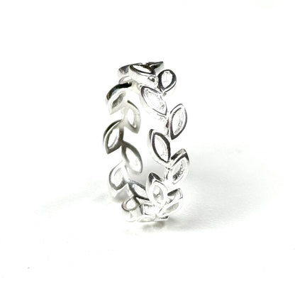 Leaf plain ring