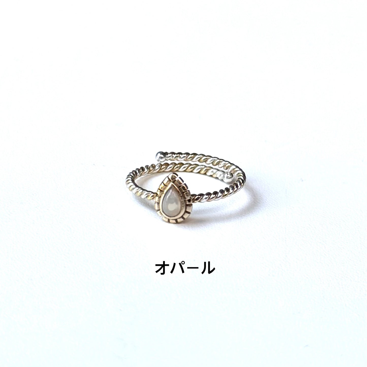 Silver925×Brass petit ring 4