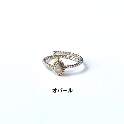 Silver925×Brass petit ring 4