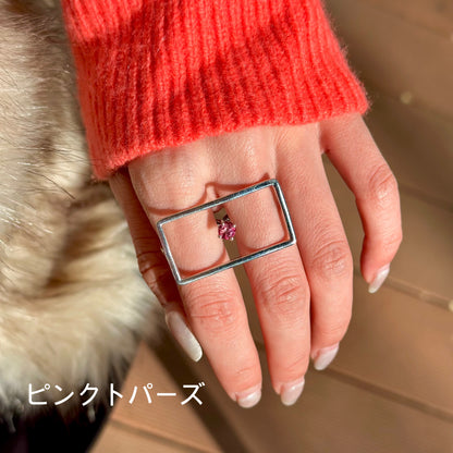 Silver925 2finger ring