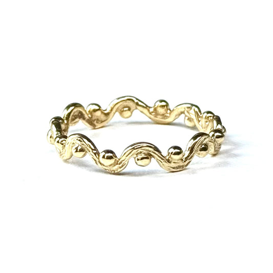 Brass plain ring 19