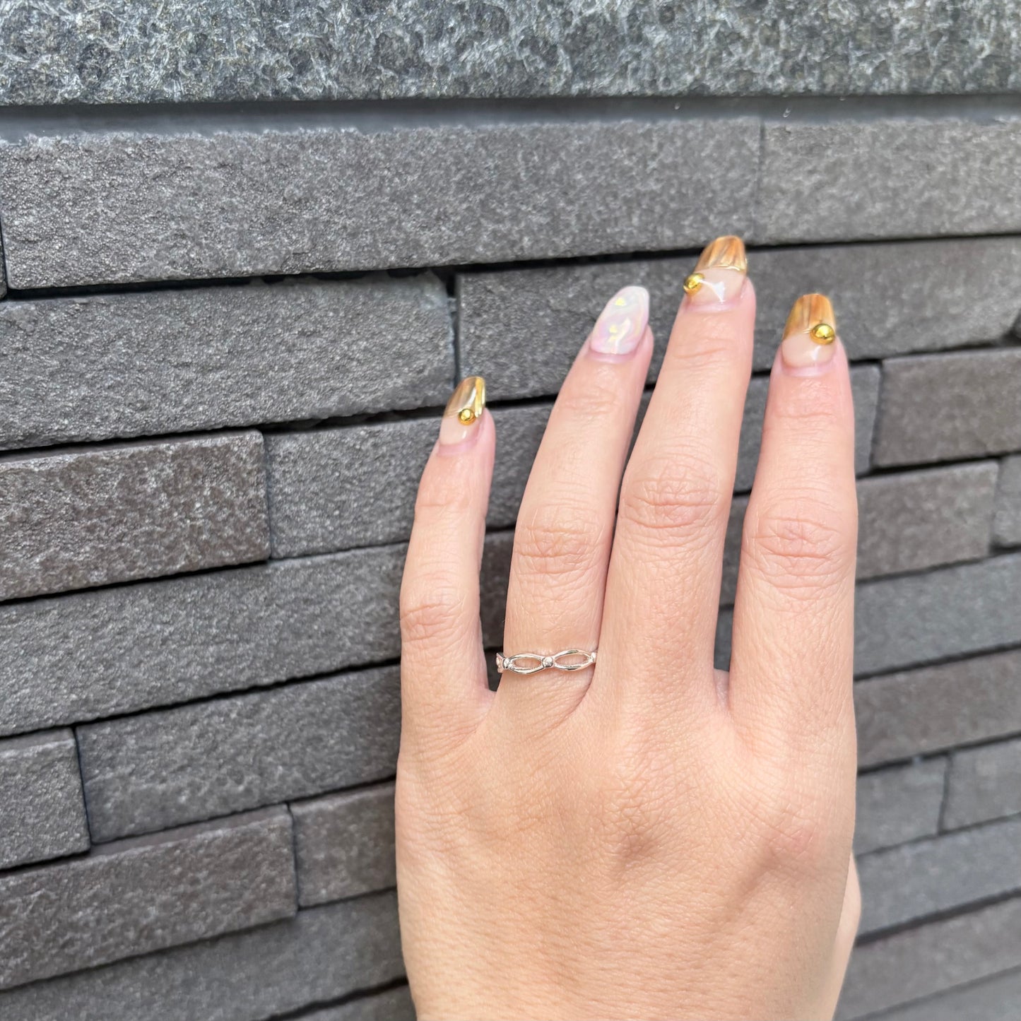 Silver925 plain ring 98