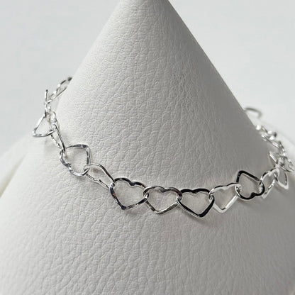 Silver925 chain bracelet《Heart》