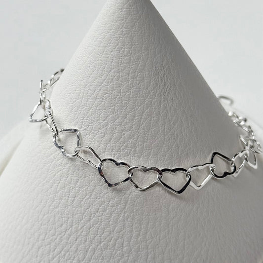 Silver925 chain bracelet《Heart》