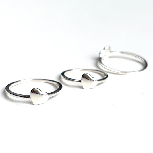 Heart plain ring 21