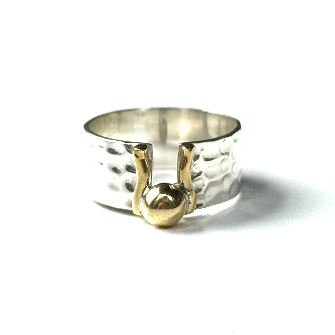 Silver925×brass plain ring 12