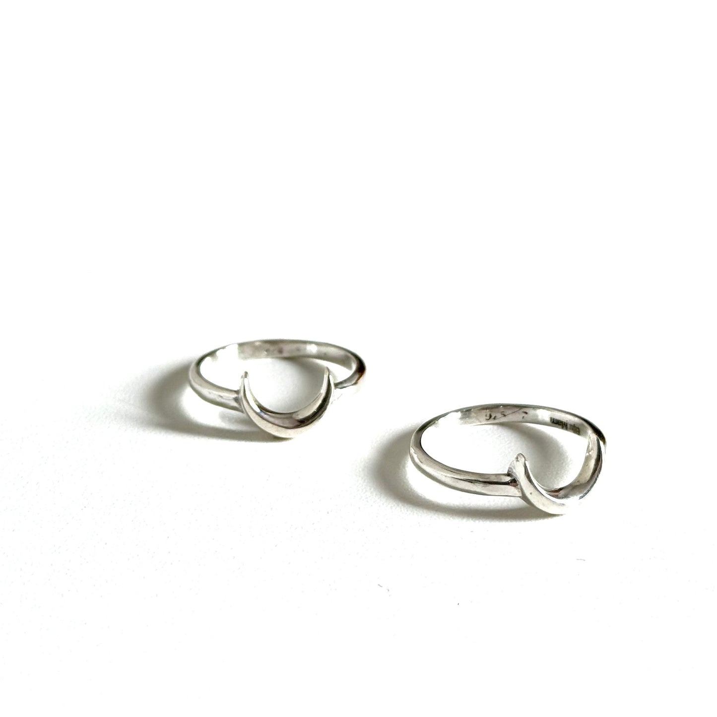 Moon plain ring 5