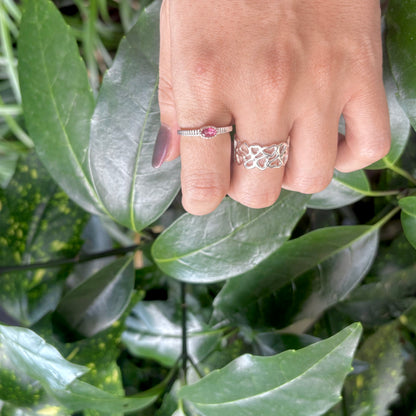 Heart plain ring 26