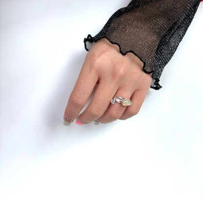 Opal design ring 7
