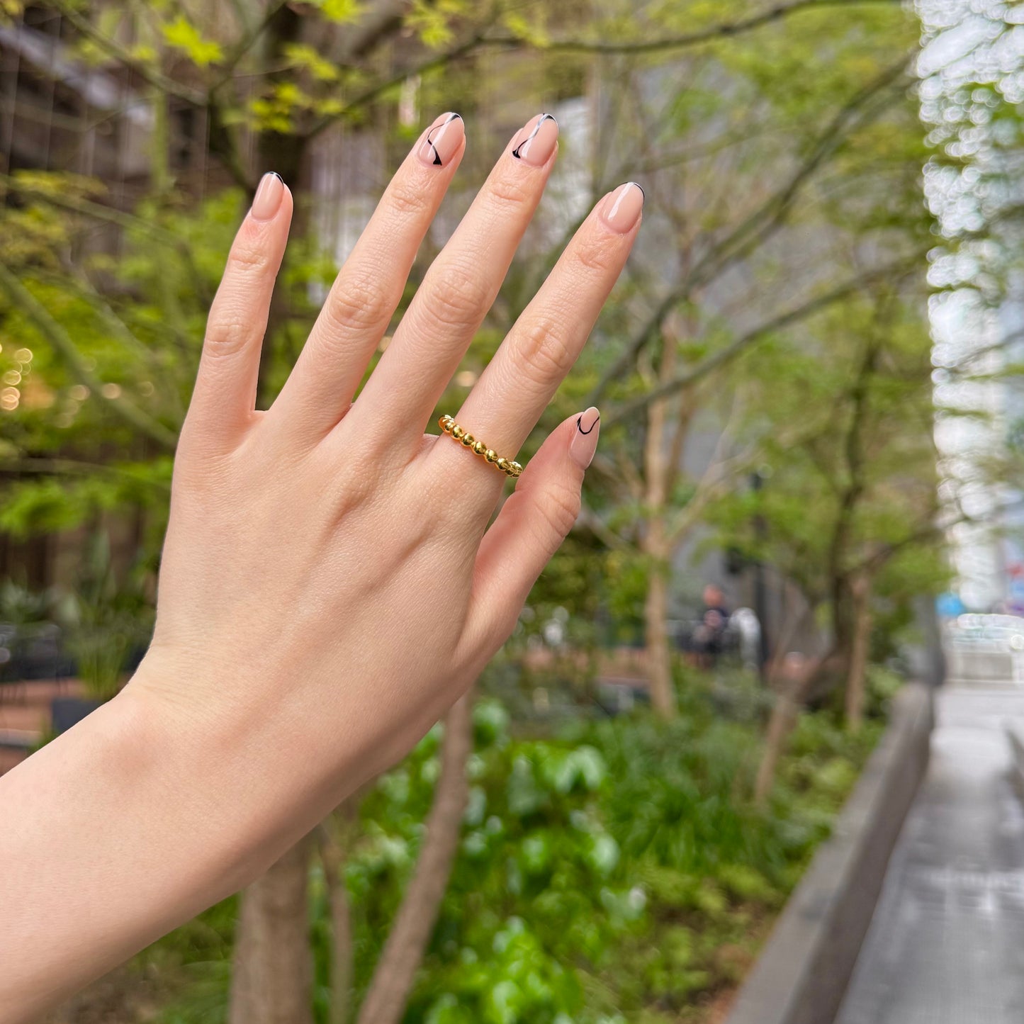Brass plain ring 63