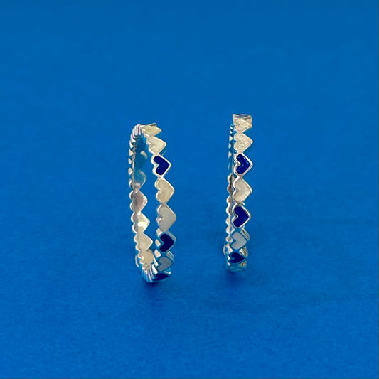 《FUKUOKA limited color》Heart enamel ring 2