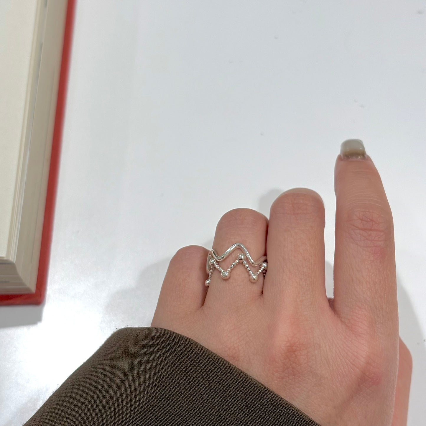 Silver925 plain ring 135