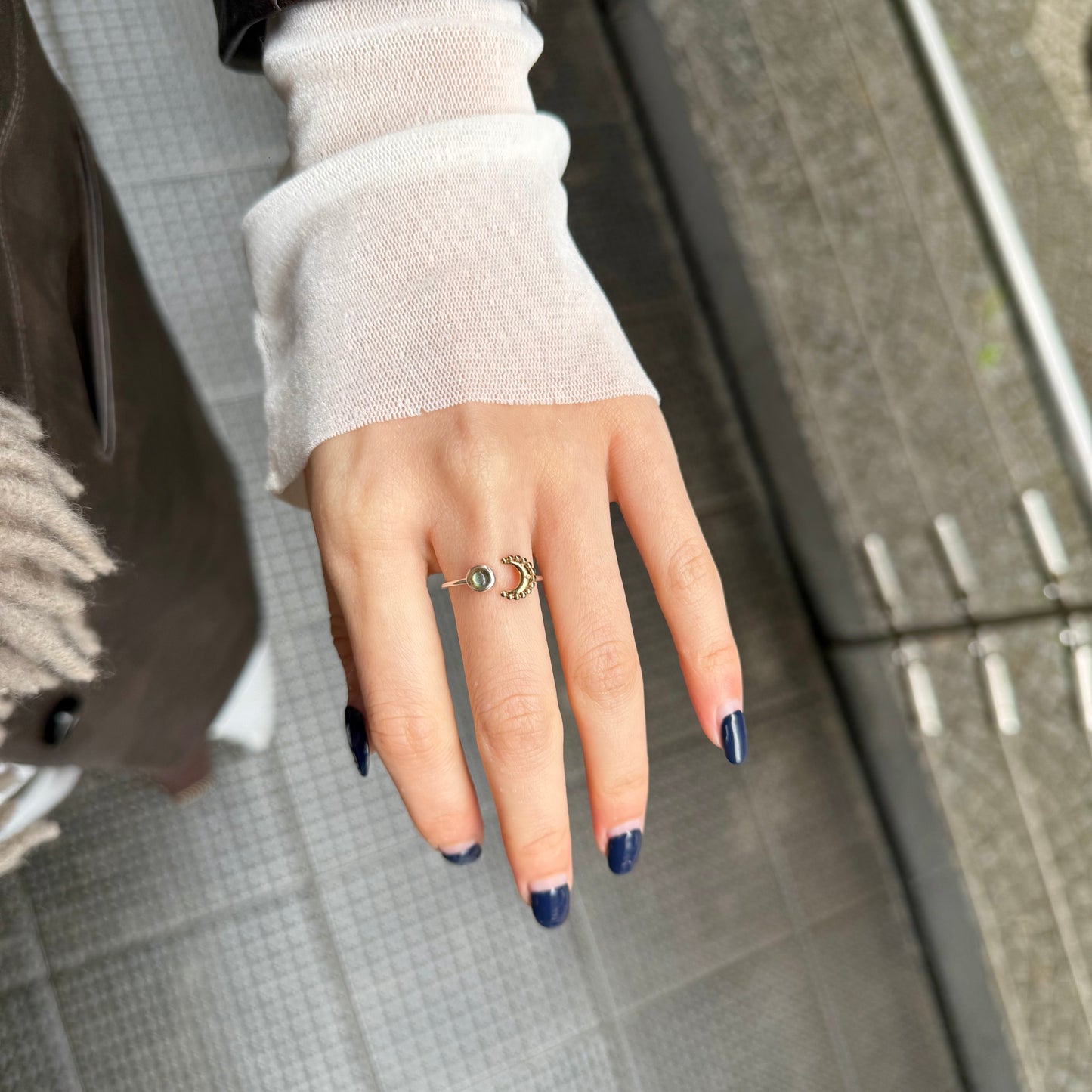 Moon design ring 7