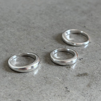 Silver925 plain ring 46