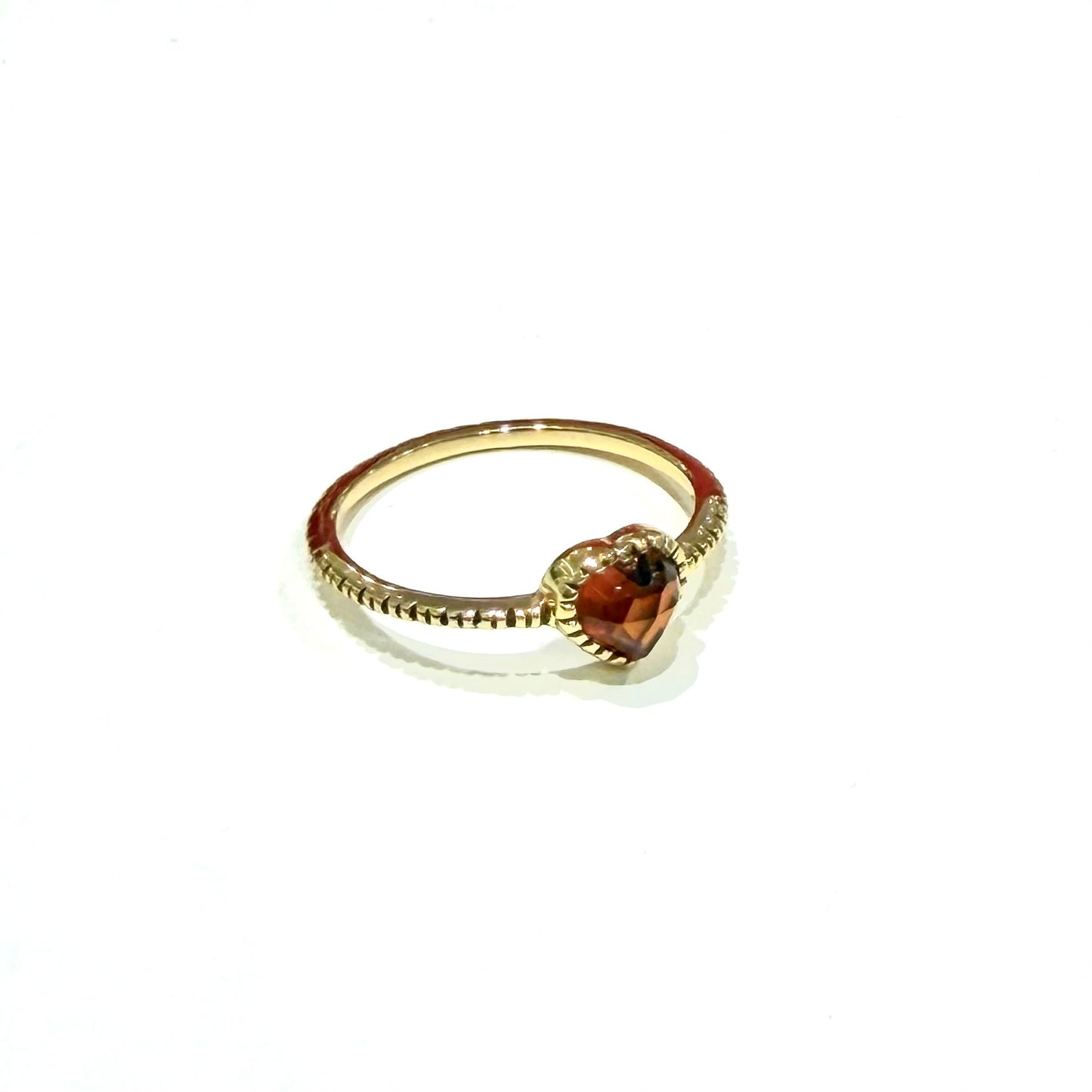 Brass Heart ring