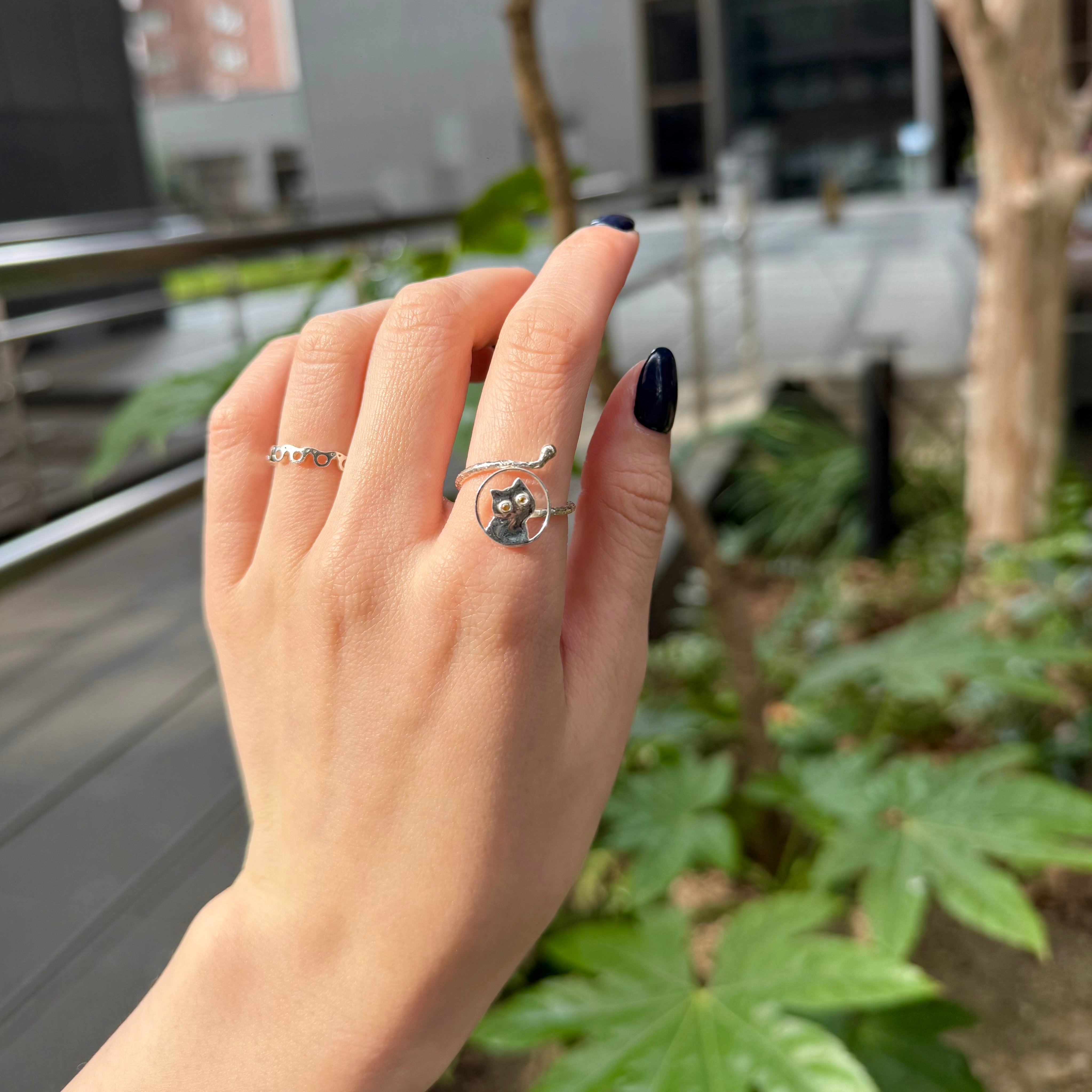 Cat design ring 2 – Biju mam